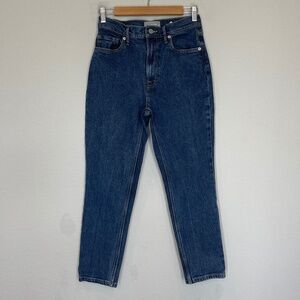 Everlane The Original Cheeky Jean Women 26 Organic Cotton Crop Blue